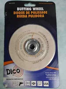 Dico 4 In. x 1/2 In. Buffing Wheel 7000120 Dico 7000120 - Picture 1 of 2