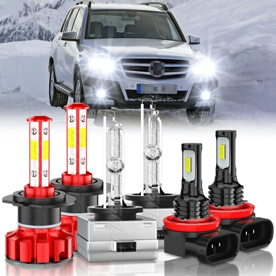 Faro alto/bajo + luz antiniebla LED HID 6000K para Mercedes-Benz GLK350 2009-2012 Foto 1 de 4