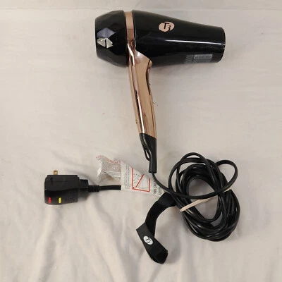 Secador de pelo profesional T3 73832 negro oro rosa probado envío gratuito Foto 1 de 4