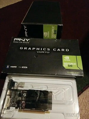 PNY NVIDIA GeForce VCGGT610XPB 1GB DDR3 SDRAM PCI Express 2.0 Video Card - Image 1 of 4