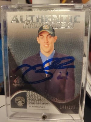 Autographed Nick Collison Authentic Rookies Upper Deck #118 108/999 - Image 1 of 2