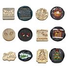 Christmas Sealing Wax Stamps Head for Wedding Party Invitations Decor