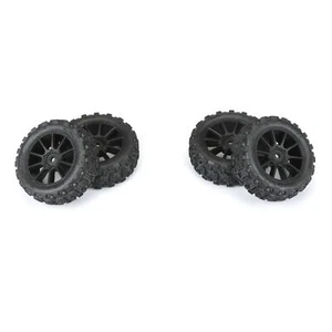 NEW Pro-Line PRO1024610 Badlands MX 1.9" Buggy Tires MTD Mach-10 Black Wheels (4 - Picture 1 of 5