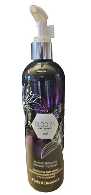 Loción corporal nutritiva Pure Romance Blooms En Noir 12 oz negra corriente medianoche Foto 1 de 2