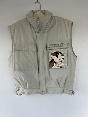 Jean Charles De Castelbajac For Ellesse Vintage 1980s St Bernard Puffer Vest - Image 1 of 4