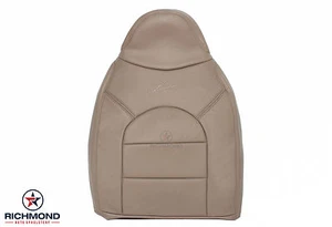 1999 F250 F350 4x4 7.3L Diesel Lariat -Driver LEAN BACK Leather Seat Cover Tan - Bild 1 von 12