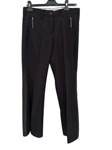 MARITHE FRANCOIS GIRBAUD Brown Wide Leg Wool Pants 40 FR Immaculate - Picture 1 of 11