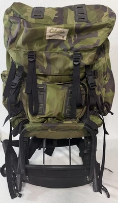 Mochila de Colección Cabela's Senderismo Caza Camuflaje Bosque Verde Marco Externo Foto 1 de 4