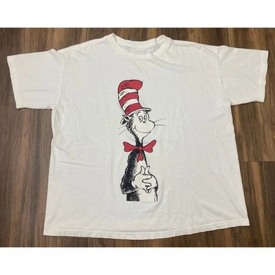 VTG 1995 Dr. Seuss Enterprises Cat in the Hat promo graphic t-shirt, XL - Image 1 of 4