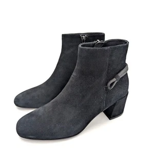Vaneli Shermy Block Heel Ankle Boots Women's Round Toe Black Size US8.5N EU39 - Picture 1 of 13