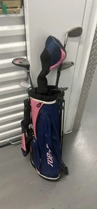 Top Flite Junior XL Girls Golf Club Stand BAG and Girls Club Set - Picture 1 of 8
