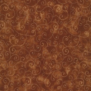MODA FABRICS MARBLES SWRILS #9908 71 "saddle brown " BTY - Picture 1 of 1