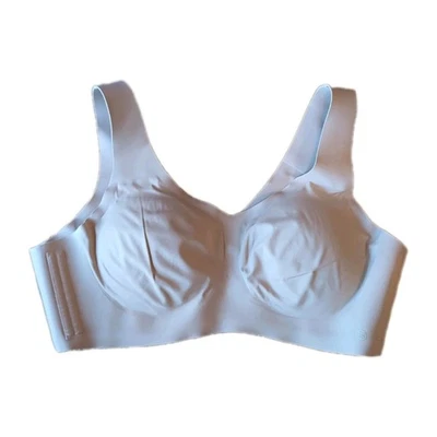 Honeylove Beige V Neck Pull On Women's Wireless Padded Softform Bra Size 2X - Image 1 of 4