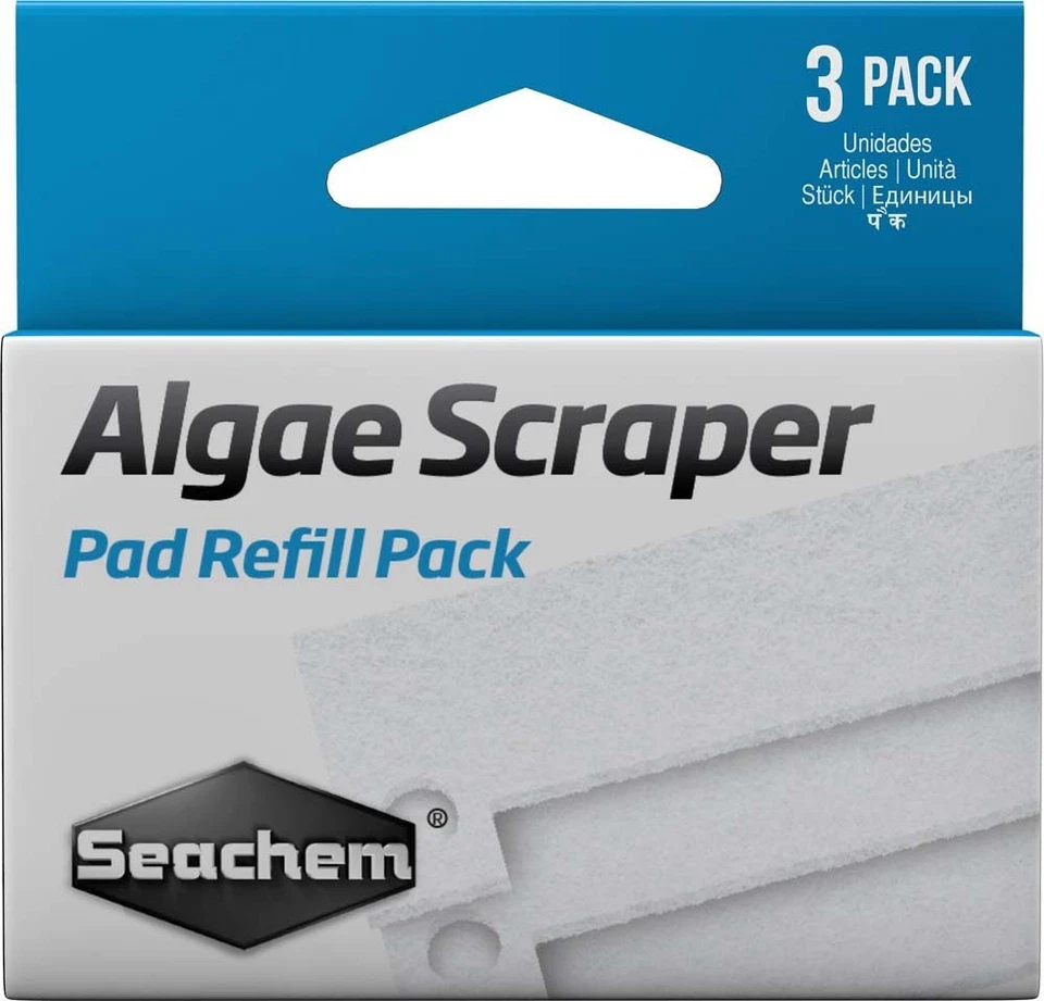Seachem Algae Scraper Replacement Scrub Pads 3 Pack - Imagem 1 de 1