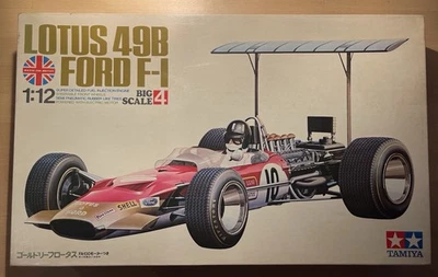 Tamiya Lotus 49B Ford F-1 1/12 Model No. 4 Kit 1204 Original Box - RARE - Image 1 of 4