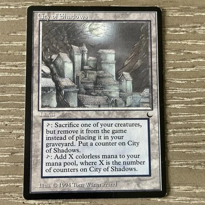 City of Shadows - The Dark, MTG LP Magic: The Gathering Free Ship - Image 1 of 2