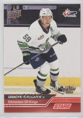 2023-24 Upper Deck CHL Stars Red Gracyn Sawchyn #309 - Image 1 of 2
