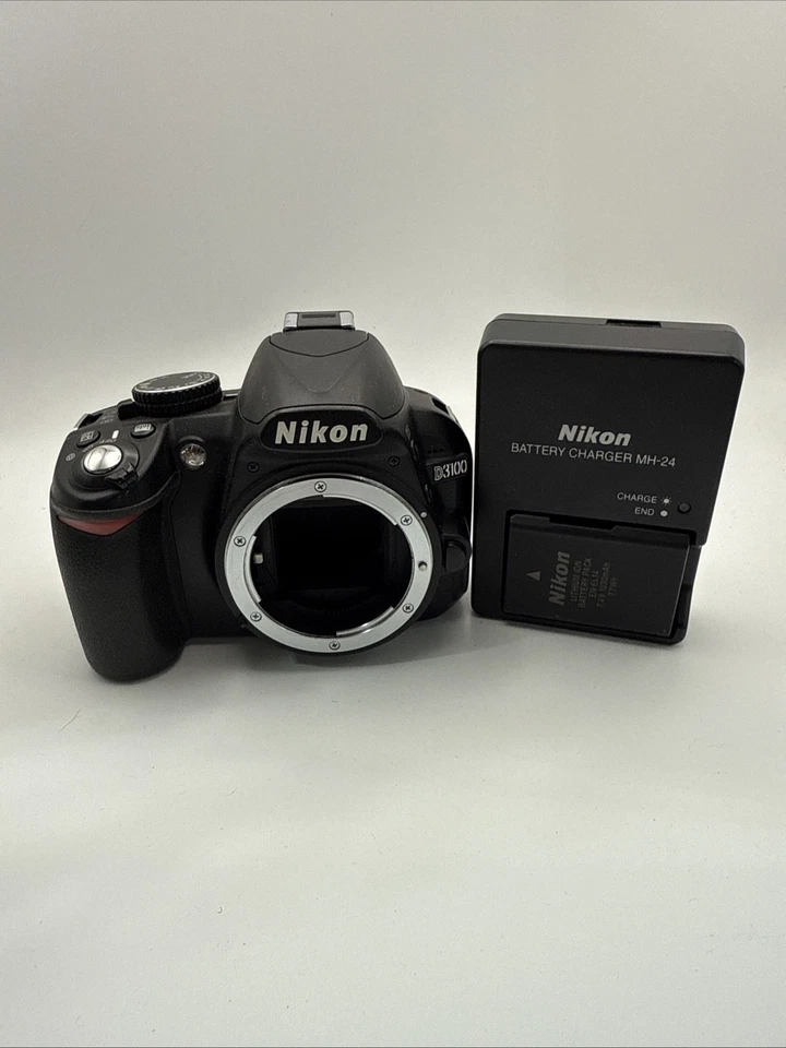 Nikon D3100 14.2MP Digital SLR Camera Body (Read Description) - Image 1 of 4