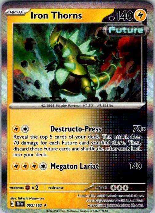 Iron Thorns 062/162 SV05: Temporal Forces Holo - Image 1 of 4