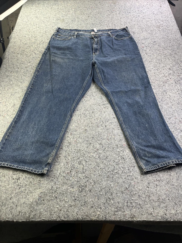 Open Trails Men’s Jeans 42x30 Blue Denim Straight Fit Made in Swaziland RN 67227 - Image 1 of 4