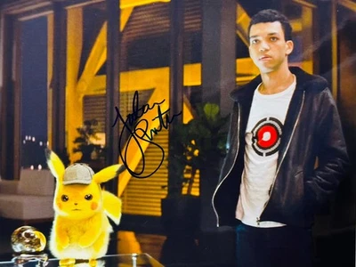 Justice Smith signed 8x10 photo In Person. Proof. Pokemon. Now You See Me - Image 1 of 2