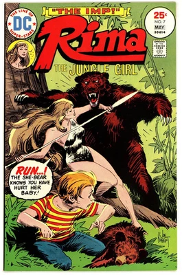 Rima the Jungle Girl (1974) #7 NM 9.4 Joe Kubert Cover - Image 1 of 2