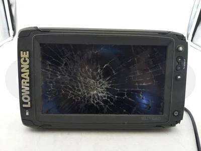 LOWRANCE ELITE 9 TI2 BOAT FISHFINDER CHARTPLOTTER SONAR SCREEN HEAD UNIT DISPLAY - Image 1 of 4