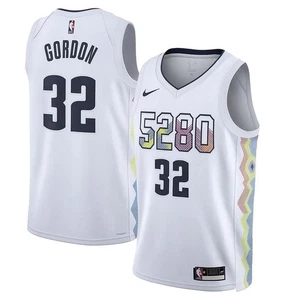 Camiseta Aaron Gordon Para Hombre Grande Denver Nuggets White City #32 - Imagen 1 de 3