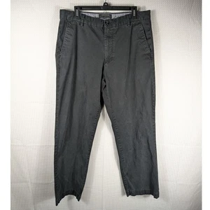 Banana Republic 36x32 Dawson Relaxed Fit Chino Pants Men Black Cotton Egypt - Picture 1 of 4