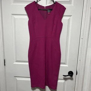 Vince Camuto Women's Sleeveless Dress cocktail dress Fuchsia Size 4 Lined - Bild 1 von 10