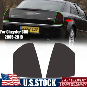 For Chrysler 300 05-2010 Tail Light SMOKE Rear Signal Overlays PreCut Vinyl Tint - Picture 1 of 10