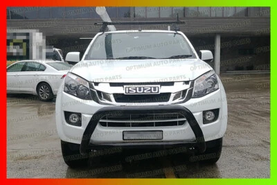 Black Nudge Bar Grille Guard suit Holden Colorado / Isuzu D-MAX Dmax 2012-2020 - image 1 of 3