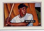 1989 Bowman Reprint Inserts New York Giants Baseball Card #7 Willie Mays 51