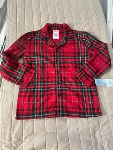 Wondershop At Target Kids Pajama Shirt Kids Size 6 Plaid Button Down NWT - Picture 1 of 5