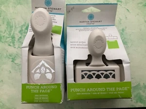 Brand NEW Boxed Martha Stewart border & corner punches - layered arches HTF - Picture 1 of 2