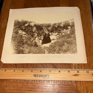 Vintage Epidauros Cyclopaean Bridge Ruins Mounted Mycenaean Architecture Photo - Picture 1 of 2