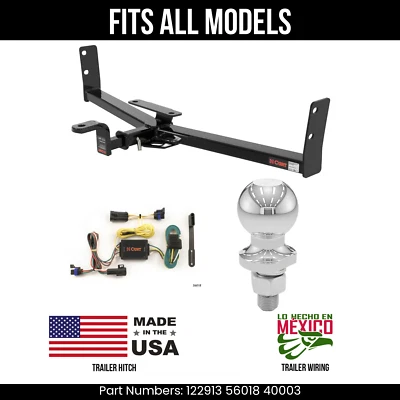 Enganche de remolque Saturn Vue 02-07 cableado de 4 pines bola de 2" se adapta a todas las curtas 3,5 k 1,25" Foto 1 de 4