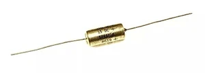 SPRAGUE 150uF (150µF) 15V 10% 150D MIL Axial Tantalum Capacitor - Picture 1 of 2
