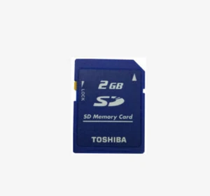 Toshiba 2GB SD Memory Card Standard Class 2 SD-M02G Secure Digital For Camera - Picture 1 of 3
