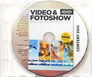 Magix Video & Fotoshow - Nachvertonungsarchiv 8 mit über 3000 Sounds - Bild 1 von 3