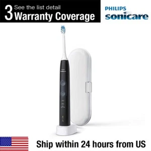 NEW Philips Sonicare Protective Clean 5100 HX6850/60 Electric Toothbrush - Black - Zdjęcie 1 z 5