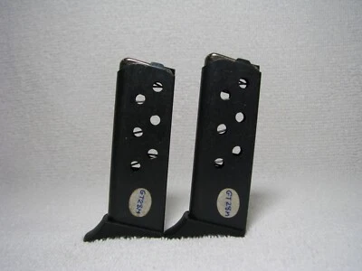 Dos (2) cargadores originales Excam FIE Titan GT28 GT-28 .25 ACP 7ª 7 ronda #3 Foto 1 de 4