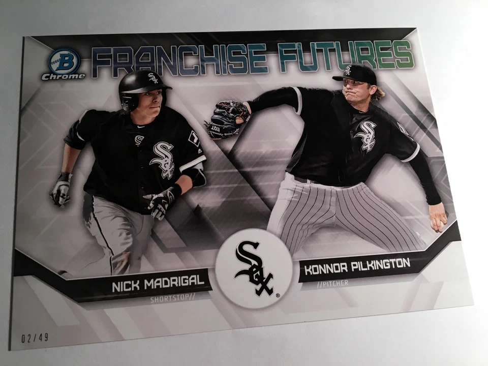 2018 Bowman Draft Franchise Futures 5x7 Konnor Pilkington Nick Madrigal 24/49 - Image 1 of 1