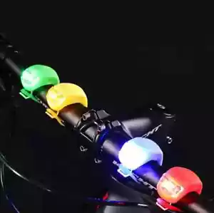 Juego de 2 luces traseras delanteras y traseras de silicona para bicicleta SS - Imagen 1 de 107