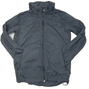 Champion Damen-Windjacke Größe M grau mit Kapuze 100 % Nylon - Bild 1 von 9