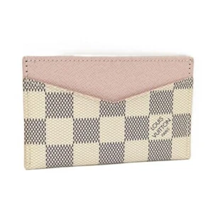 Louis Vuitton Kartenetui Porte Carte Muster Damier Azur N60286 Auth LV F/S Gebraucht - Bild 1 von 9