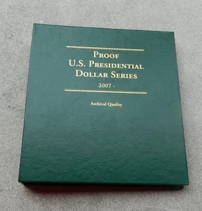 PROOF U.S. PRESIDENTIAL DOLLAR SERIES 2007-2016 WASHINGTON - REAGAN WITH ALBUM - Picture 1 of 11