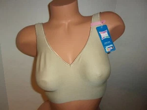 Comfort Flex Fit wire free bra ~ beige large - Picture 1 of 3