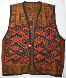 Authentic COSTA RICAN / CENTRAL AMERICAN NATIVE VEST Sm/Med - Picture 1 of 2