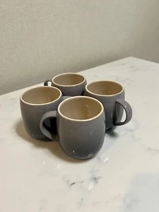 Le Creuset Heritage Stoneware mugs Set of 4 New Without Tags - Picture 1 of 13